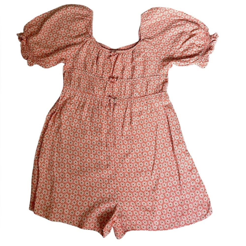 Zara Kids Red Floral Romper